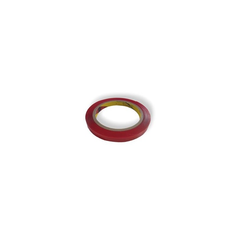 BIADESIVO ROSSO CON SPESSORE 1mm LUNGHEZZA 10mm