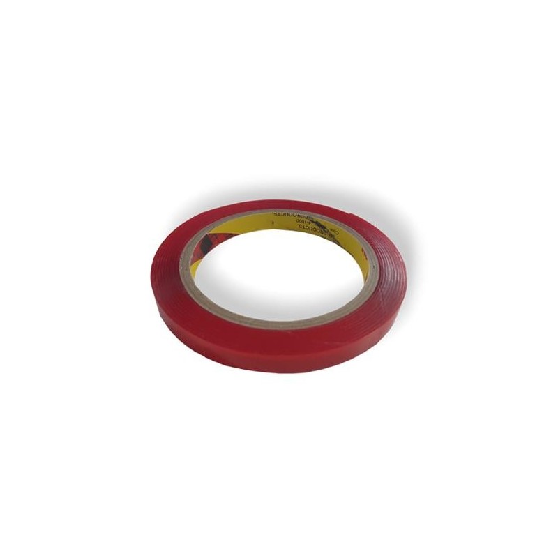 BIADESIVO ROSSO 6mm. CON SPESSORE 1mm