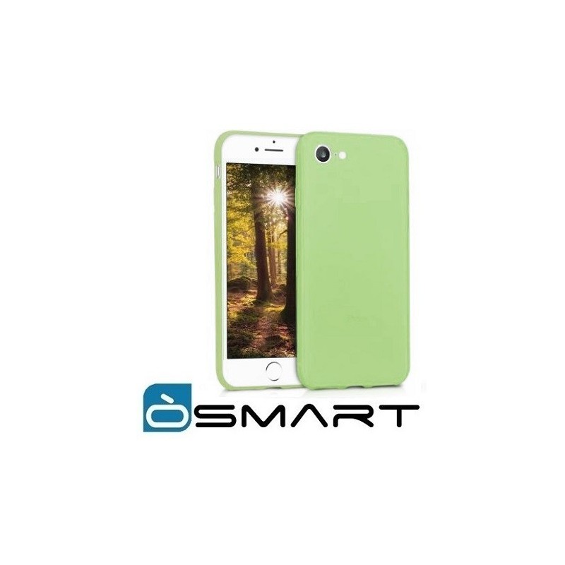 COVER PROTEZIONE APPLE IPHONE 7 / 8 / SE 2020 - TPU VERDE PASTELLO