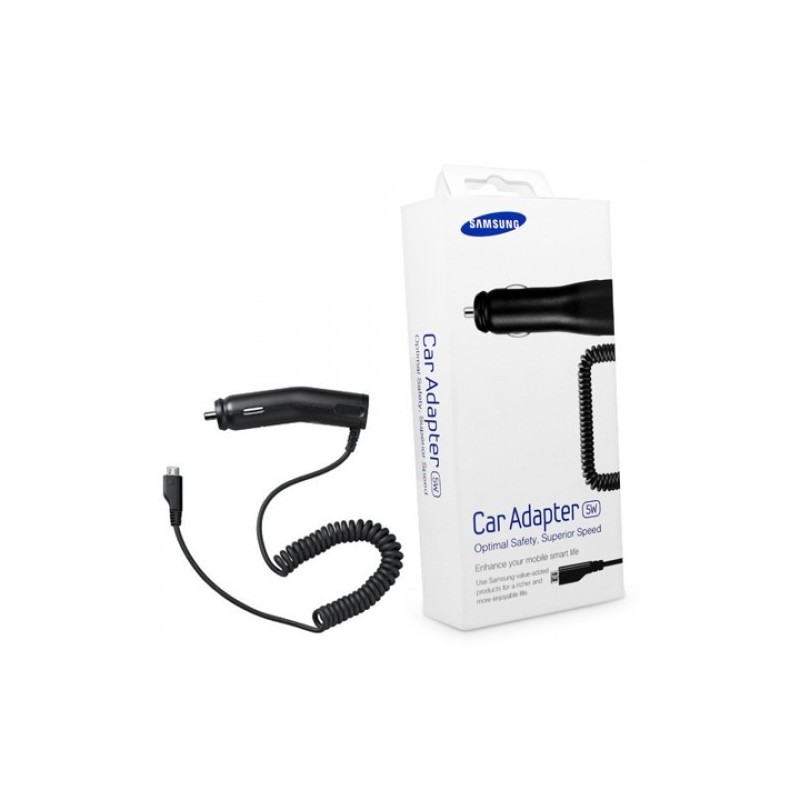 CARICABATTERIE DA AUTO CON CAVO MICRO USB SAMSUNG NERO (ECA-U16CBE)