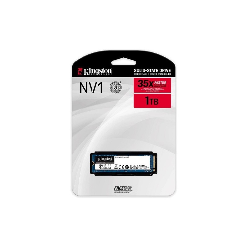 SSD 1TB KINGSTON NV1 NVME PCIE M.2 2280 SNVS/1000G