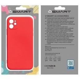 COVER PROTEZIONE APPLE IPHONE 11 - SILICONE ROSSO (CON PROTEZIONE FOTOCAMERA)