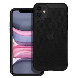 COVER PROTEZIONE APPLE IPHONE 15 - TRASPIRANTE TPU NERO (CON PROTEZIONE FOTOCAMERA)