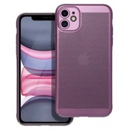 COVER PROTEZIONE APPLE IPHONE 15 PRO - TRASPIRANTE TPU VIOLA (CON PROTEZIONE FOTOCAMERA)