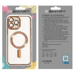 COVER PROTEZIONE APPLE IPHONE 11 - MAGSAFE TPU TRASPARENTE/GOLD (CON PROTEZIONE FOTOCAMERA)