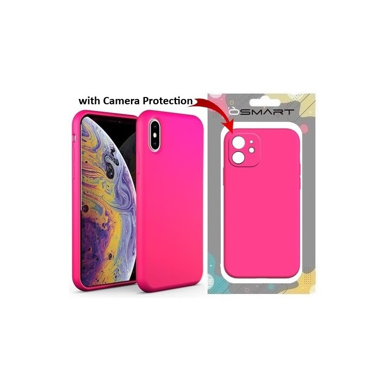 COVER PROTEZIONE APPLE IPHONE 11 PRO - SILICONE FUCSIA (CON PROTEZIONE FOTOCAMERA)