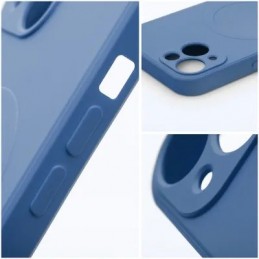 COVER PROTEZIONE APPLE IPHONE 11 PRO - MAGSAFE SILICONE BLU (CON PROTEZIONE FOTOCAMERA)