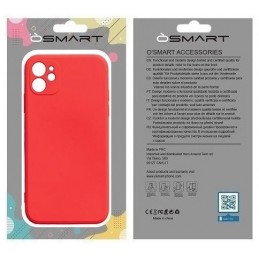 COVER PROTEZIONE APPLE IPHONE 11 PRO MAX - SILICONE ROSSO (CON PROTEZIONE FOTOCAMERA)