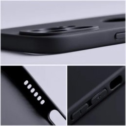 COVER PROTEZIONE APPLE IPHONE 11 PRO - SOFT SILICONE NERO (CON PROTEZIONE FOTOCAMERA E FORO PER IL LOGO)