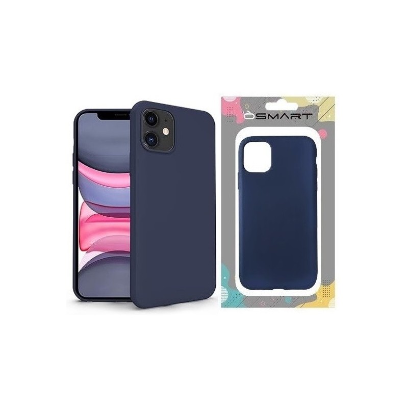 COVER PROTEZIONE APPLE IPHONE 11 PRO MAX - SILICONE DARK BLU