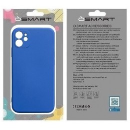 COVER PROTEZIONE APPLE IPHONE 11 PRO MAX - SILICONE BLU (CON PROTEZIONE FOTOCAMERA)