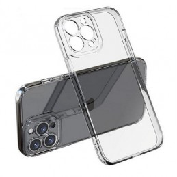 COVER PROTEZIONE APPLE IPHONE 12 - TPU TRASPARENTE (CON PROTEZIONE FOTOCAMERA)