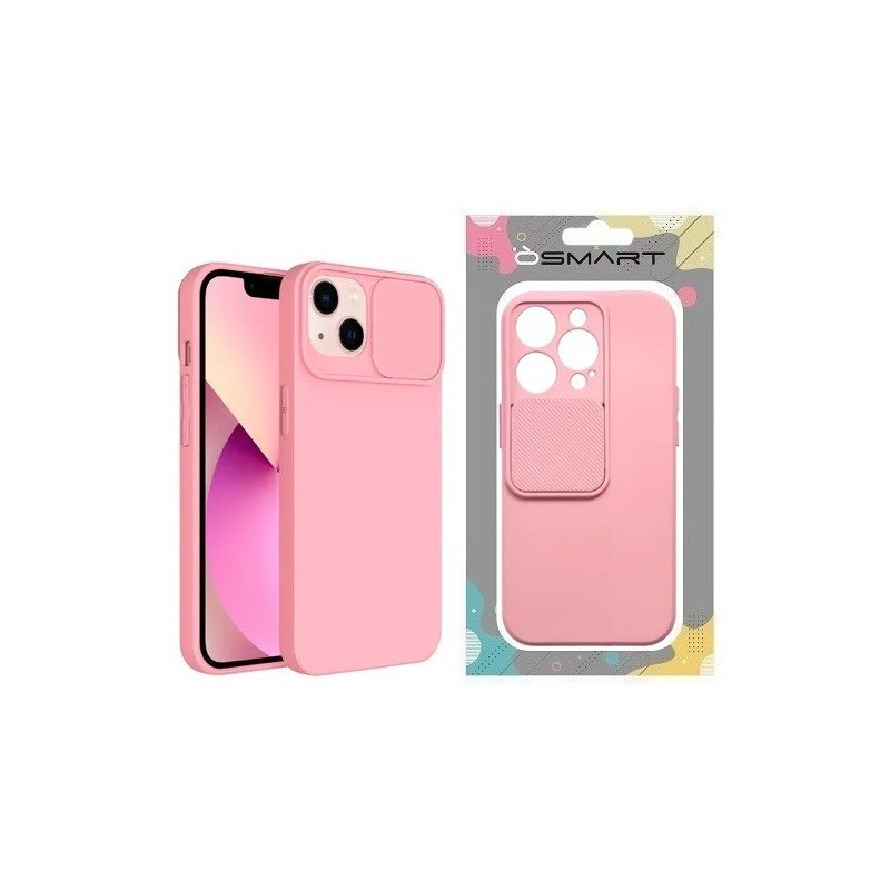 COVER PROTEZIONE APPLE IPHONE 12 - SLIDE SILICONE ROSA