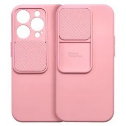 COVER PROTEZIONE APPLE IPHONE 12 - SLIDE SILICONE ROSA