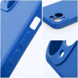 COVER PROTEZIONE APPLE IPHONE 12 - SILICONE BLU (CON PROTEZIONE FOTOCAMERA)