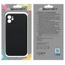 COVER PROTEZIONE APPLE IPHONE 13 - MAGSAFE SILICONE NERO (CON PROTEZIONE FOTOCAMERA)