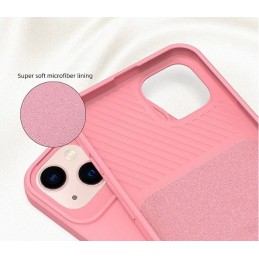 COVER PROTEZIONE APPLE IPHONE 12 PRO MAX - SLIDE SILICONE ROSA