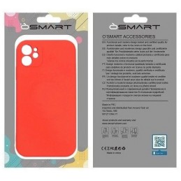 COVER PROTEZIONE APPLE IPHONE 12 PRO - MAGSAFE SILICONE ROSSO (CON PROTEZIONE FOTOCAMERA)