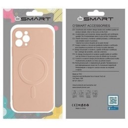 COVER PROTEZIONE APPLE IPHONE 15 - MAGSAFE SILICONE ROSA (CON PROTEZIONE FOTOCAMERA)