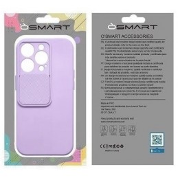 COVER PROTEZIONE APPLE IPHONE 14 PLUS - SLIDE SILICONE LAVANDA