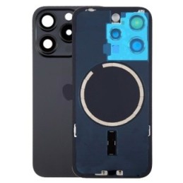 COVER POSTERIORE APPLE IPHONE 15 PRO NERO TITANIUM - FORO GRANDE