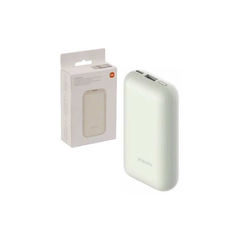 POWER BANK 10000mAh - XIAOMI POCKET PRO 33W IVORY FAST CHARGER