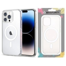 COVER PROTEZIONE APPLE IPHONE 11 PRO - MAGSAFE TPU TRASPARENTE/BIANCO