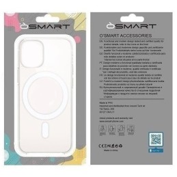 COVER PROTEZIONE APPLE IPHONE 11 PRO - MAGSAFE TPU TRASPARENTE/BIANCO