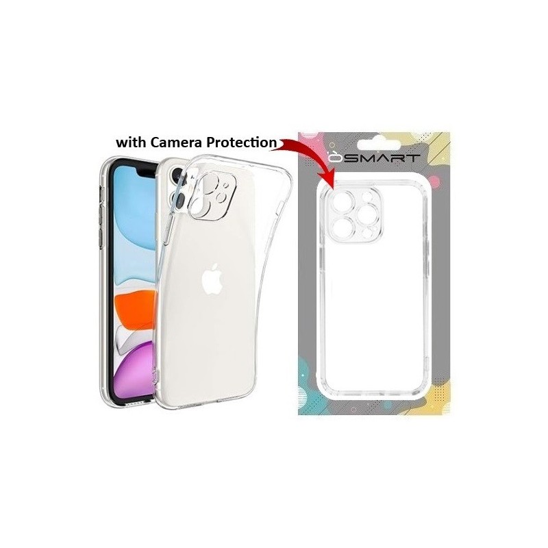 COVER PROTEZIONE APPLE IPHONE X / XS - TPU TRASPARENTE (CON PROTEZIONE FOTOCAMERA)