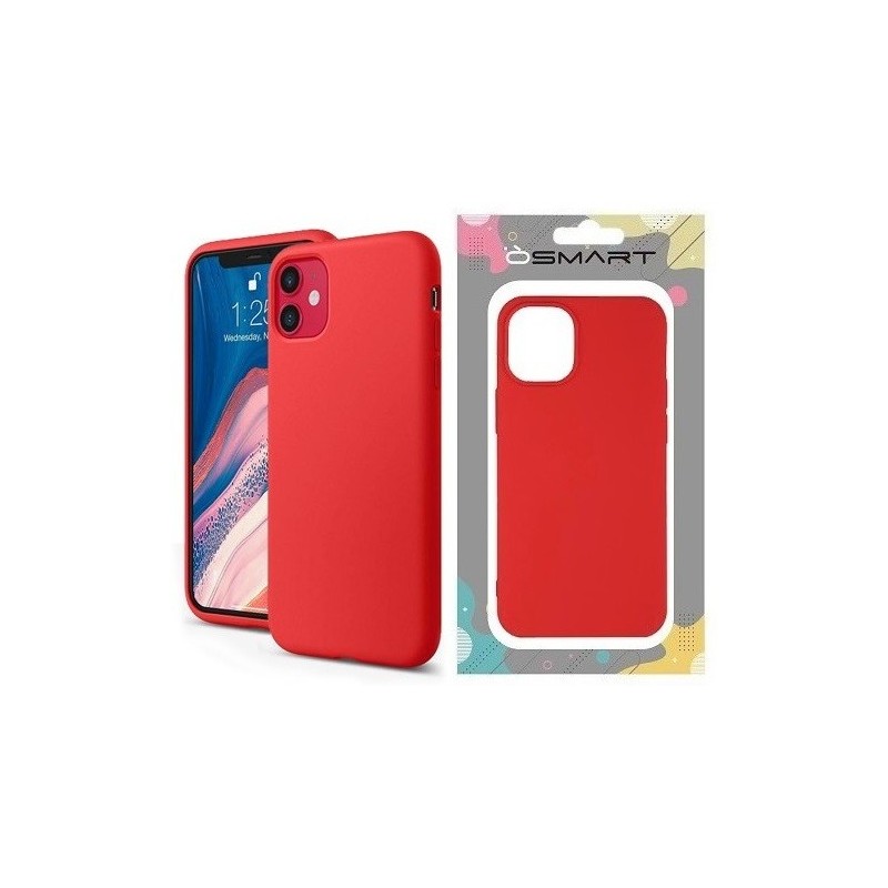 COVER PROTEZIONE APPLE IPHONE 13 - SILICONE ROSSO