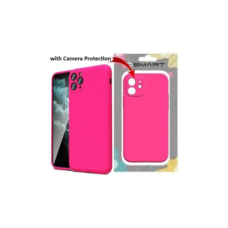 COVER PROTEZIONE APPLE IPHONE 13 - SILICONE FUKSIA (CON PROTEZIONE FOTOCAMERA)