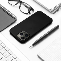 COVER PROTEZIONE APPLE IPHONE X / XS - SILICONE NERO