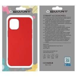 COVER PROTEZIONE APPLE IPHONE 14 PLUS - SILICONE ROSSO