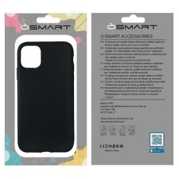 COVER PROTEZIONE APPLE IPHONE 14 PLUS - SILICONE NERO (CON MICROFIBRA ANTIGRAFFIO)