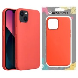 COVER PROTEZIONE APPLE IPHONE 12 / 12 PRO - SILICONE ROSA PESCA (CON MICROFIBRA ANTIGRAFFIO)