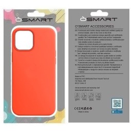 COVER PROTEZIONE APPLE IPHONE 12 / 12 PRO - SILICONE ROSA PESCA (CON MICROFIBRA ANTIGRAFFIO)