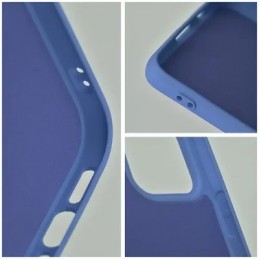 COVER PROTEZIONE APPLE IPHONE 12 / 12 PRO - SILICONE BLU (CON MICROFIBRA ANTIGRAFFIO)