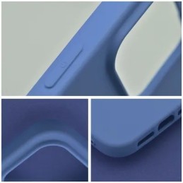 COVER PROTEZIONE APPLE IPHONE 12 / 12 PRO - SILICONE BLU (CON MICROFIBRA ANTIGRAFFIO)