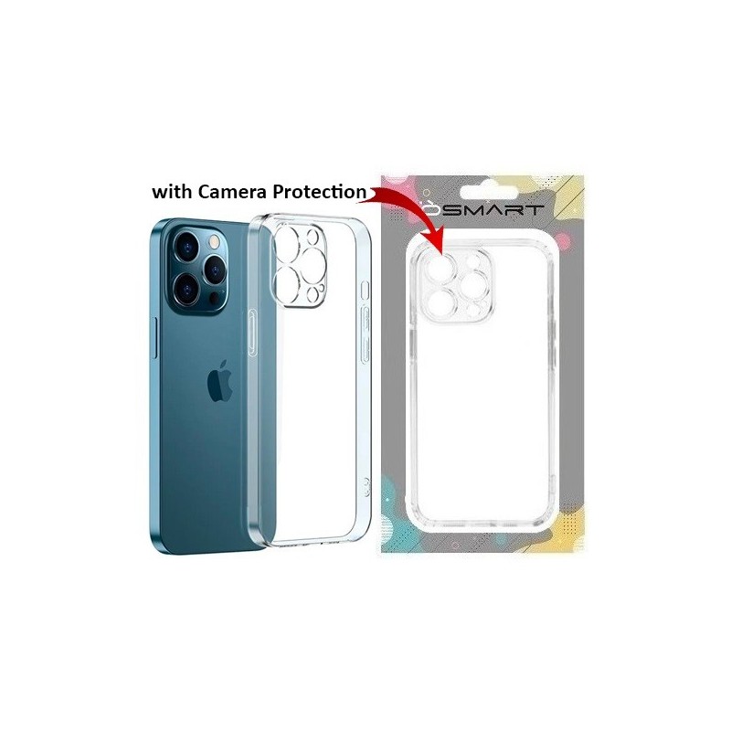 COVER PROTEZIONE APPLE IPHONE XR - TPU TRASPARENTE (CON PROTEZIONE FOTOCAMERA)