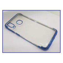 COVER PROTEZIONE APPLE IPHONE 7 / 8 / SE 2020 - TPU TRASPARENTE/BLU