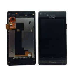 DISPLAY SONY XPERIA MIRO ST23i NERO