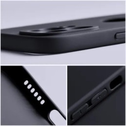 COVER PROTEZIONE APPLE IPHONE 13 MINI - SOFT SILICONE NERO (CON PROTEZIONE FOTOCAMERA E FORO PER IL LOGO)