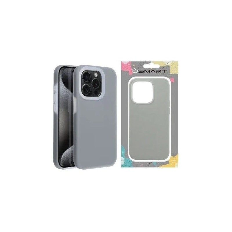 COVER PROTEZIONE APPLE IPHONE 11 PRO - SILICONE LIGHT GREY (CON MICROFIBRA ANTIGRAFFIO)