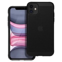 COVER PROTEZIONE APPLE IPHONE 16 PRO - TRASPIRANTE TPU NERO (CON PROTEZIONE FOTOCAMERA)