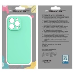 COVER PROTEZIONE APPLE IPHONE 16 PRO MAX - SILICONE VERDE MENTA (CON MICROFIBRA ANTIGRAFFIO E PROTEZIONE FOTOCAMERA)