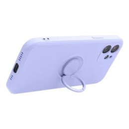 COVER PROTEZIONE APPLE IPHONE 16 PLUS - SILICONE RING VIOLA (CON ANELLO SUPPORTO E PROTEZIONE FOTOCAMERA)