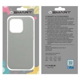 COVER PROTEZIONE APPLE IPHONE 11 PRO MAX - SILICONE LIGHT GREY (CON MICROFIBRA ANTIGRAFFIO)