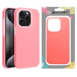 COVER PROTEZIONE APPLE IPHONE 13 PRO MAX - SILICONE LIGHT ROSA (CON MICROFIBRA ANTIGRAFFIO)