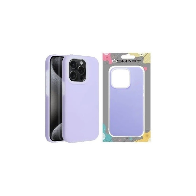 COVER PROTEZIONE APPLE IPHONE 14 PRO - SILICONE LIGHT VIOLA (CON MICROFIBRA ANTIGRAFFIO)