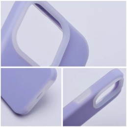 COVER PROTEZIONE APPLE IPHONE 14 PRO - SILICONE LIGHT VIOLA (CON MICROFIBRA ANTIGRAFFIO)